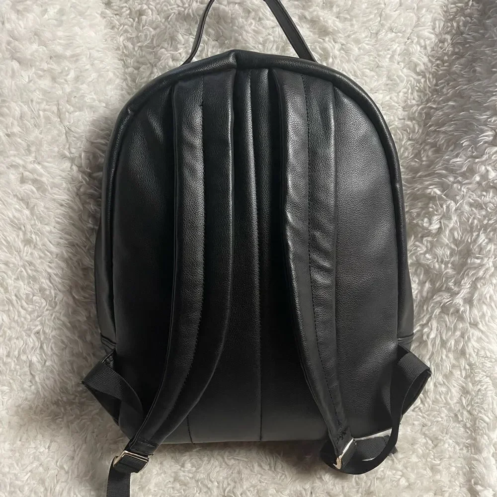 Pottery Barn Kids synthetic black large backpack with padded laptop compartment